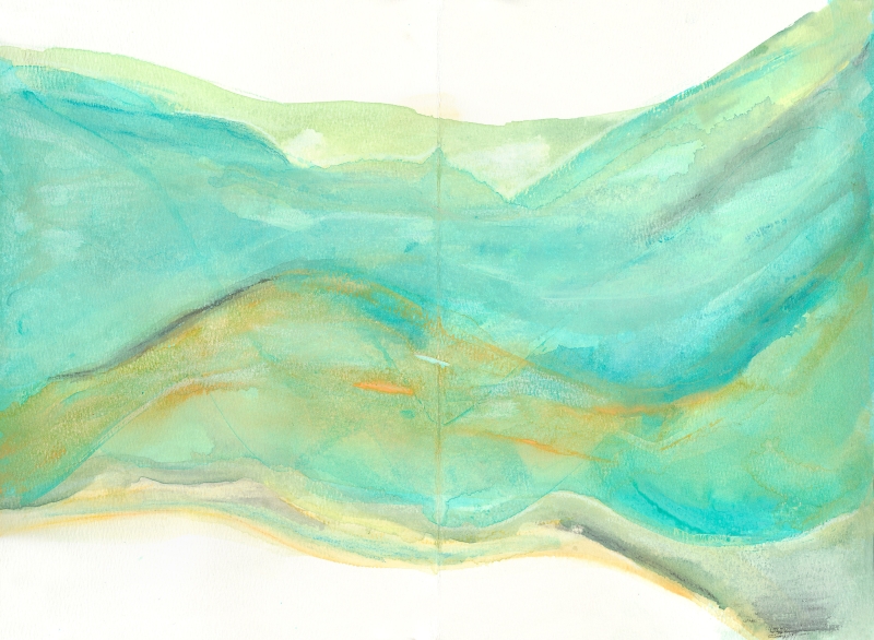 River Dance II by artist Elizabeth Irvine